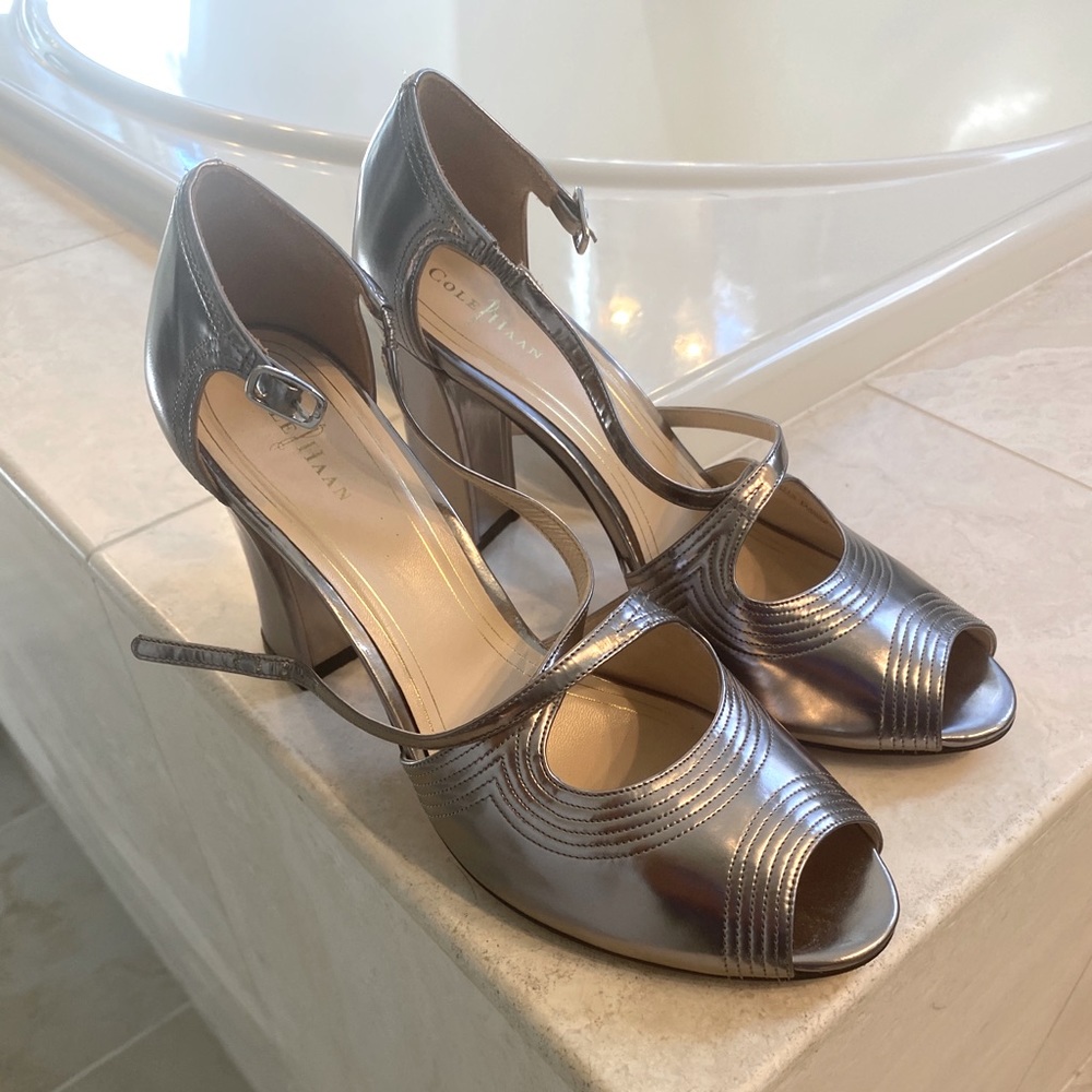 Silver Pumps